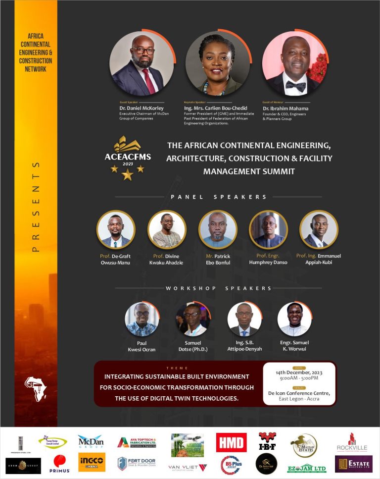 The African Continental Engineering, Construction, Architecture & Facility ManagementSummit – 14th December, 2023