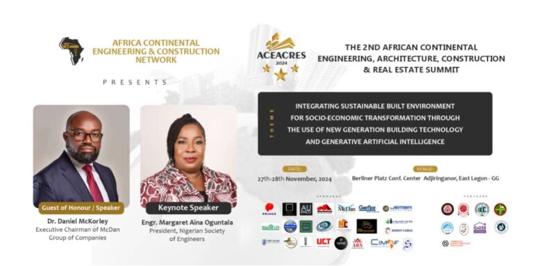 2nd African Continental Engineering, Architecture, Construction, and Real Estate Summit (ACEACRES) 2024